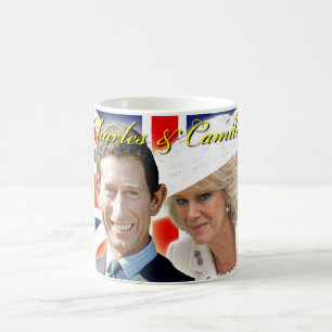 Caneca De Café Príncipe Carlos & HRH Duquesa Cornwall