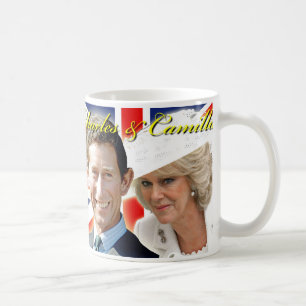 Caneca De Café Príncipe Charles de HRH & duquesa de HRH de