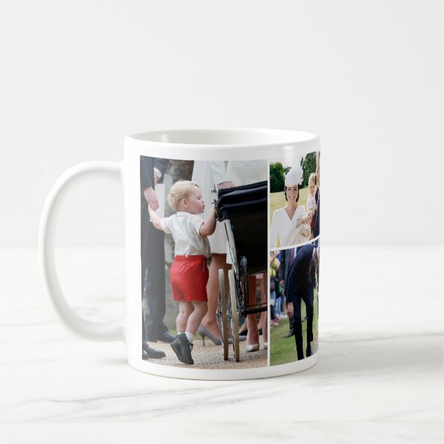 Caneca De Café Príncipe George - princesa Charlotte - William (Esquerda)