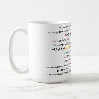 Caneca De Café princípios da vida - indiana 1a