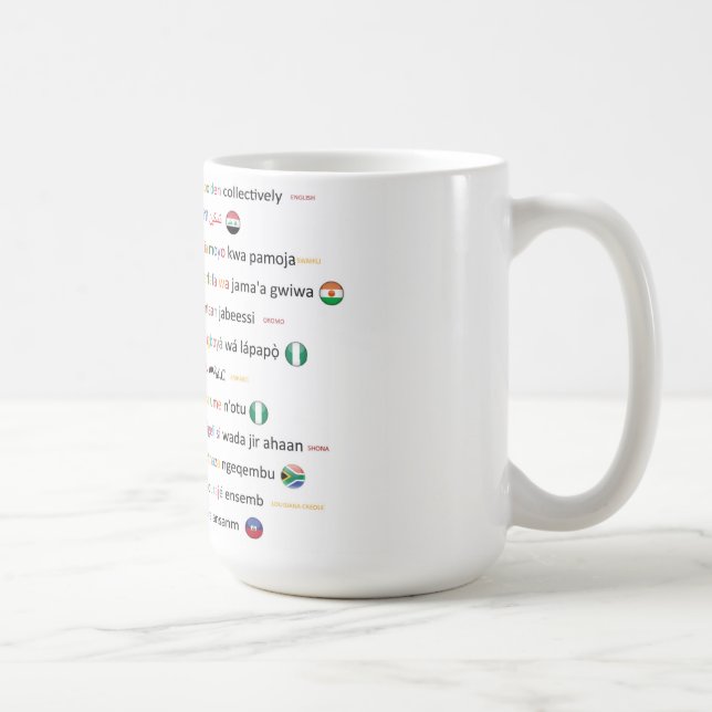 Caneca De Café Princípios da Vida - Patrimônio  (Direita)