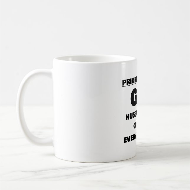 Caneca De Café Prioridades na vida (Esquerda)