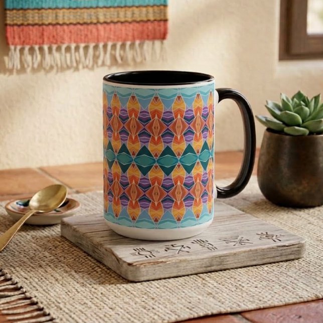 Caneca De Café Prisma do Nascer do Sol (Criador carregado)