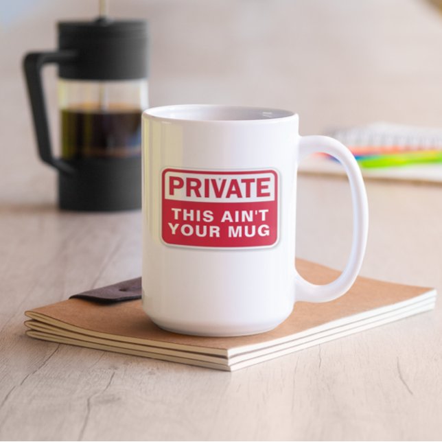 Caneca De Café Privado Isto não é personalizável (Criador carregado)