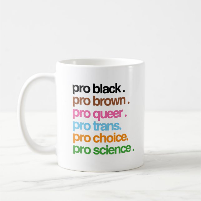 Caneca De Café Pro Black Brown Pro Queer Pro (Esquerda)