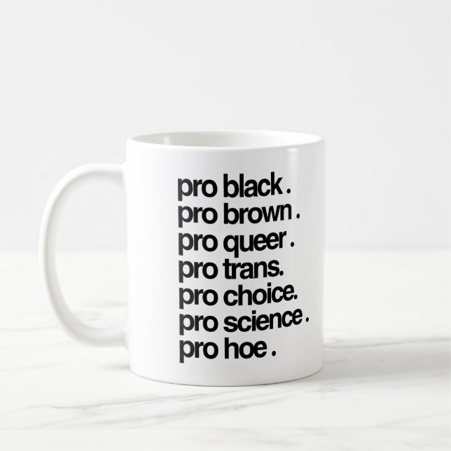 Caneca De Café Pro Black Pro Brown Pro Queer (Esquerda)