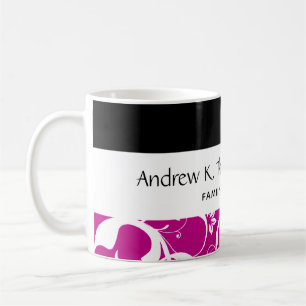 Caneca De Café Pro damasco do pessoal de escritório dental