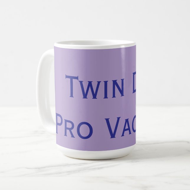 Caneca De Café Pro Vaccine Twin Pai (Frente Esquerda)