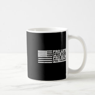 Caneca De Café Pró Vida Pró Deus Pró Arma Pró Trump