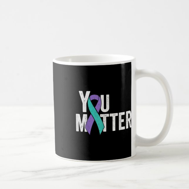 Caneca De Café Problema Na Prevenção Contra O Suicídio (Direita)