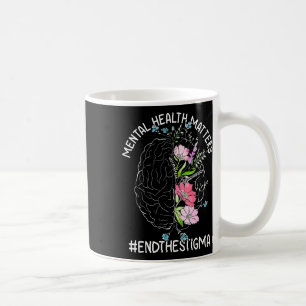 Caneca De Café Problemas De Saúde Mental Sensibilização Mês Fim D