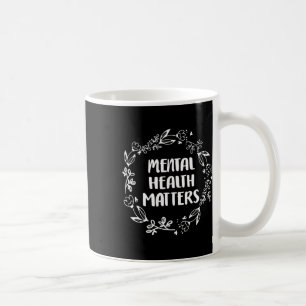 Caneca De Café Problemas de saúde mental Sensibilização Prevenção