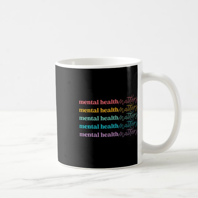 Caneca De Café Problemas De Saúde Sejam Sensibilização Mental Do  (Direita)