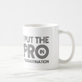 Caneca De Café Procrastinação