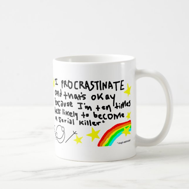 Caneca De Café Procrastinação (Direita)