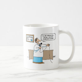 Caneca De Café Proctologista Canta Cartoon Karaoke Engraçado Mug