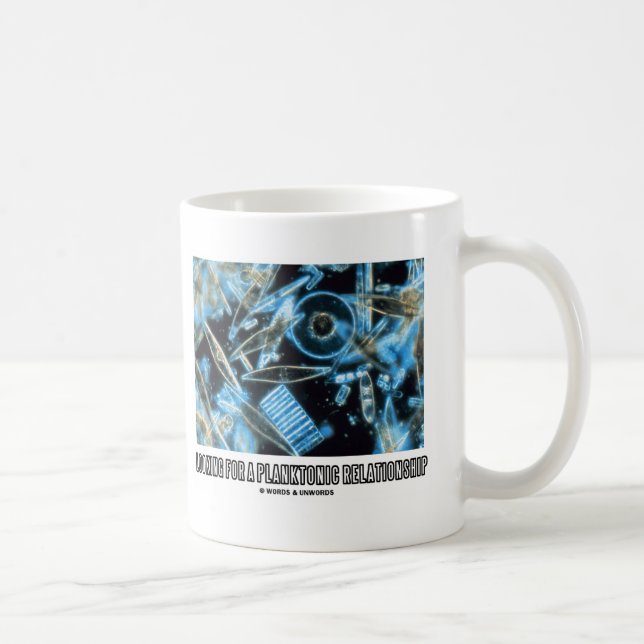 Caneca De Café Procurando Diátomos De Relação Planktônica (Direita)