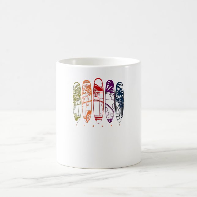 Caneca De Café Procurando Ondas (Centro)