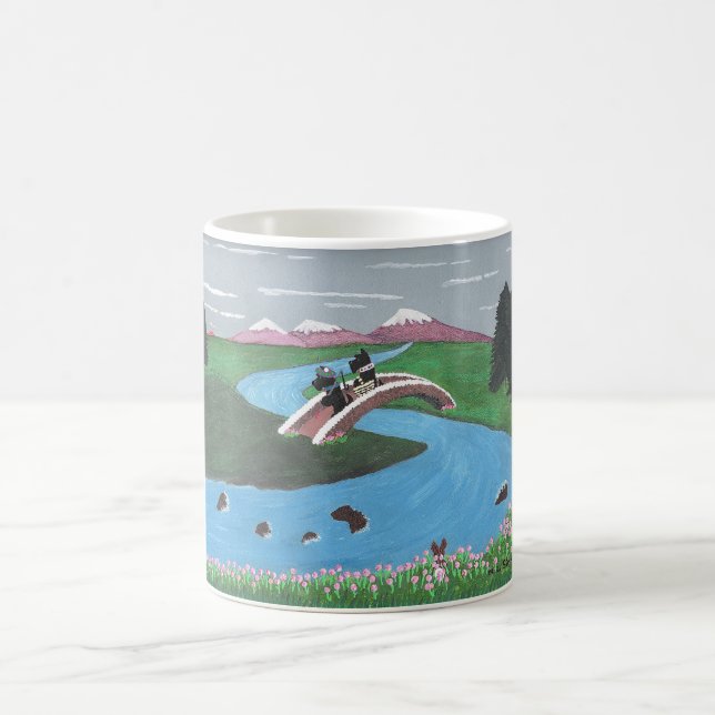 Caneca De Café Procurando por Nessie (Centro)