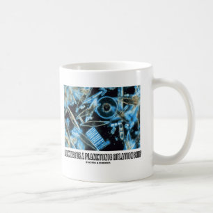 Caneca De Café Procurando uma relação Planktonic (diatomáceas)
