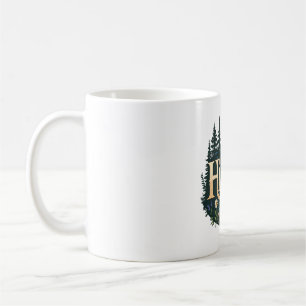 Caneca De Café Procurar Vacinação de Aventura acampando Hiking Lo