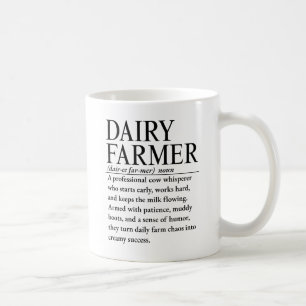 Caneca De Café Produtor de Laticínios