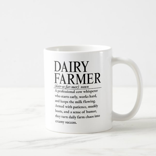 Caneca De Café Produtor de Laticínios (Direita)