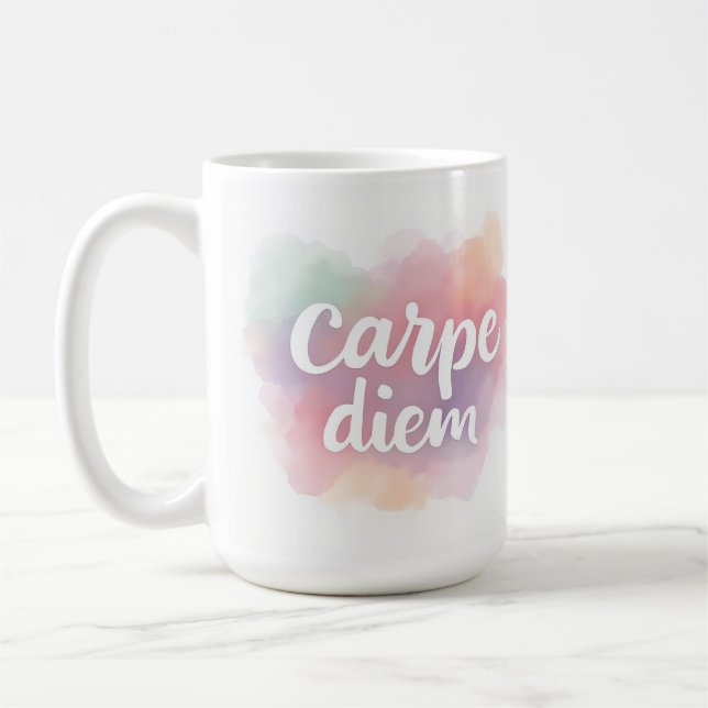 Caneca De Café Produtos com design de carpe diem (Esquerda)
