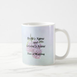 Caneca De Café Produtos de casamento lilases rosa delicado