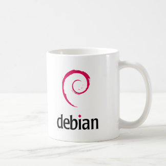 Caneca De Café Produtos & design de Debian Linux!