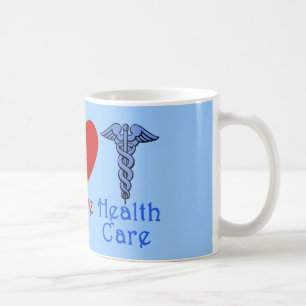 Caneca De Café Produtos dos cuidados médicos do amor da paz