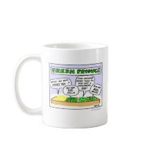 Produtos frescos engraçados Cartoon Vegetables Mug