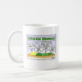 Caneca De Café Produtos frescos engraçados Cartoon Vegetables Mug