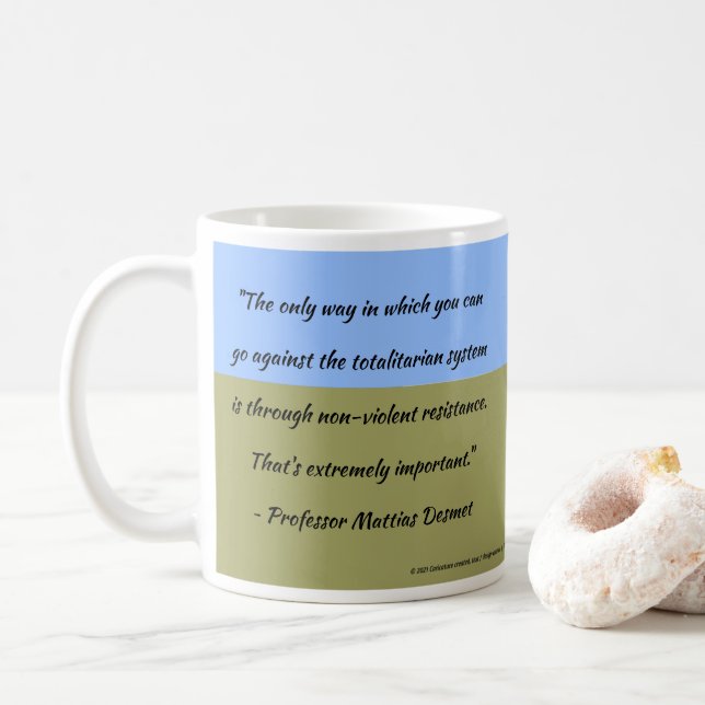 Caneca De Café Prof Desmet Field Cote Mug by RoseWrite (Com Donut)
