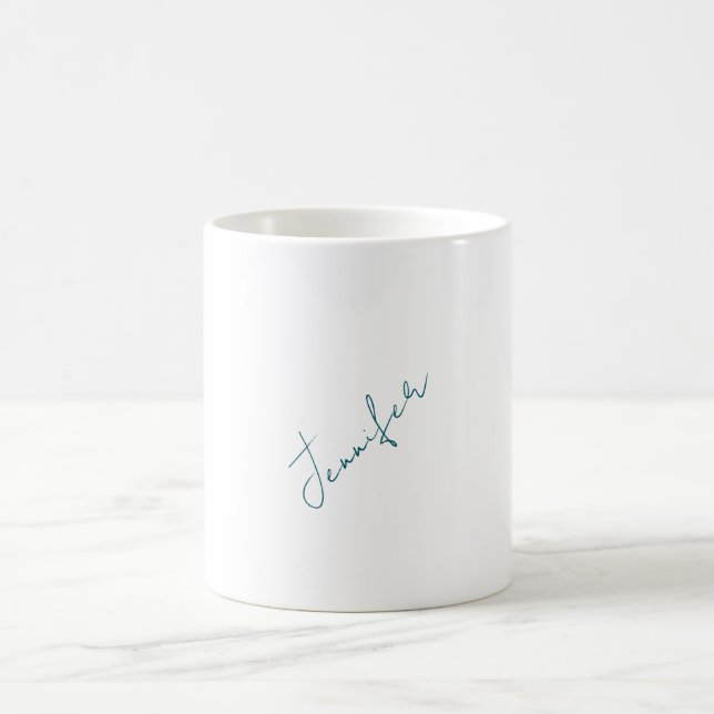 Caneca De Café Professional elegant modern minimalist plain (Centro)