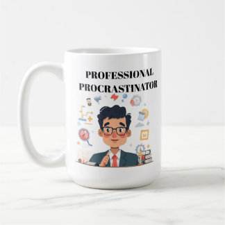 Caneca De Café Professional Procrastinator Coffee Mug