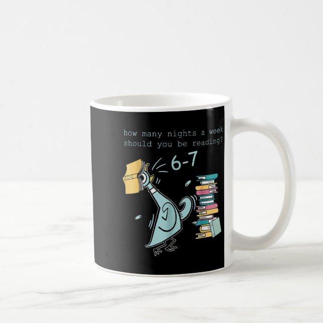 Caneca De Café Professor 6-7 Quantas Noites Por Semana Você Deve  (Direita)