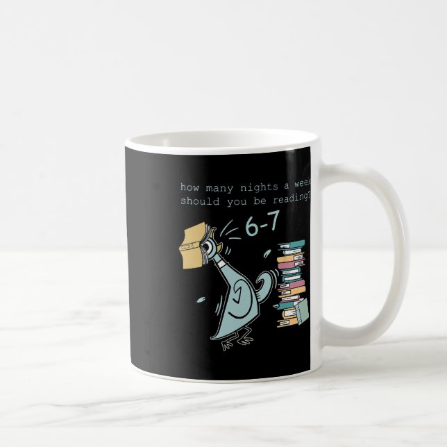 Caneca De Café Professor 6-7 Quantas Noites Por Semana Você Deve  (Direita)