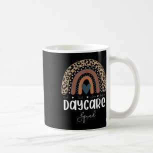 Caneca De Café Professor Aluno Arco-íris Leopardo, Babá Dia da Es