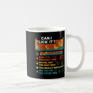 Caneca De Café Professor Aluno Ciência Engraçado Posso Lamber Iss