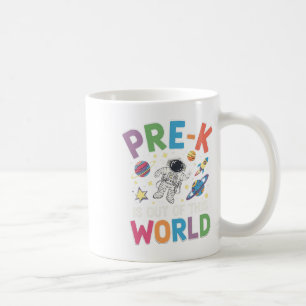 Caneca De Café Professor Astronauta Aluno Pré-escolar Espaço De V
