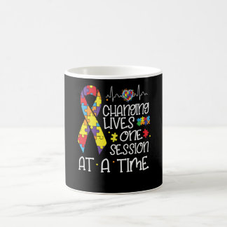 Caneca De Café Professor Autismo Mudando Vive Uma Sessão Por Vez