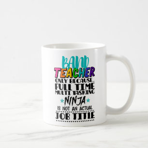 Caneca De Café Professor banda Apenas Porque Multitarefa De Tempo