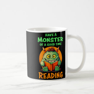 Caneca De Café Professor Bibliotecário Monstro Halloween Divertid