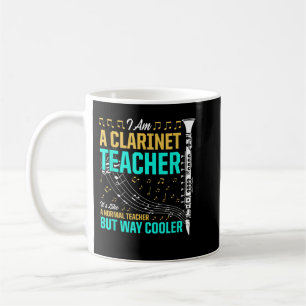Caneca De Café Professor Clarinet É Como Um Professor Normal Bu
