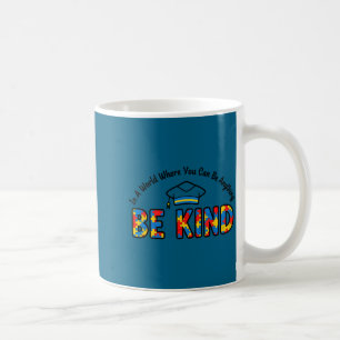 Caneca De Café Professor conscientização do autismo seja gentil p