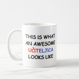 Caneca De Café professor croata uciteljica, incrível