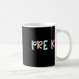 Caneca De Café Professor da pré-escola Pre-k Dream Team Primeiro 