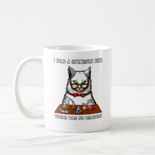 Caneca De Café Professor da química do gato engraçado nenhuma