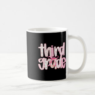 Caneca De Café Professor da Terceira Série Fofo Volta às Aulas Co